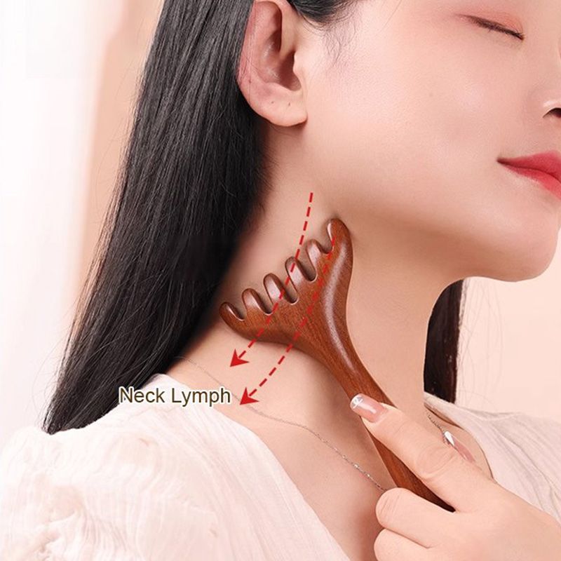 1+1 Gratuit | Peigne de massage Meridian avec six griffes