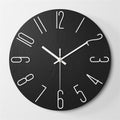 OAKTIDE - Horloge murale contemporaine conçue pour des intérieurs modernes et silencieux