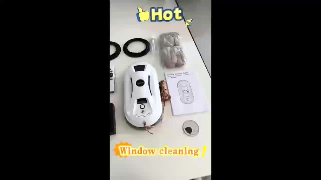 Nettoyeur de Vitres Automatique Complet – Éponge à Vitres Intelligente avec Télécommande pour un Nettoyage Efficace