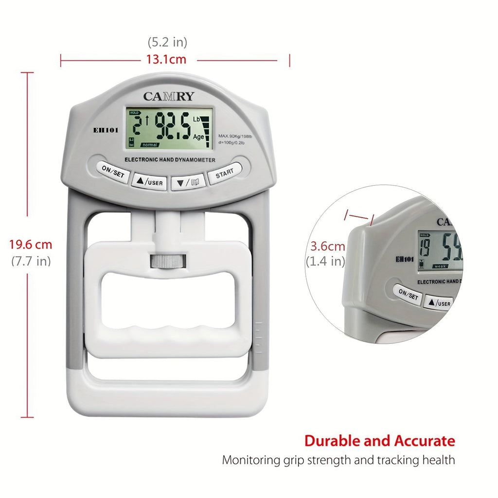 GRIPMETER PRO – Testeur de force de préhension numérique avec capture automatique