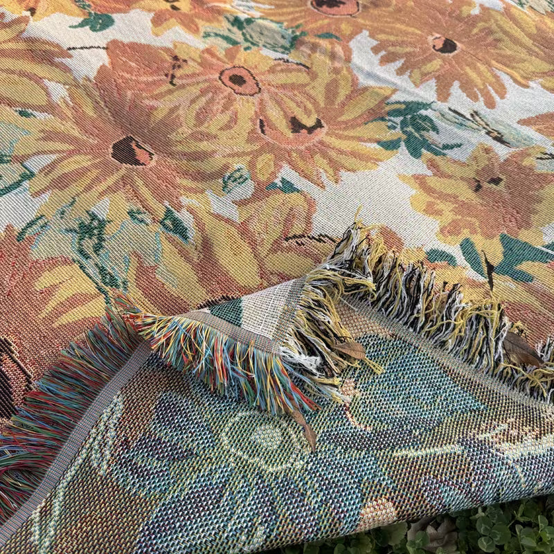 Couverture de pique-nique imperméable avec motif floral 180x230 cm