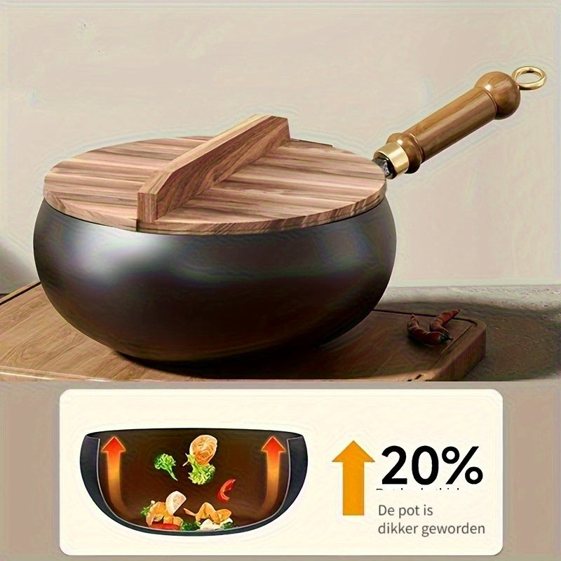 ChefMaster Poêle en Fonte – Ustensile de Cuisine Durable et Polyvalent
