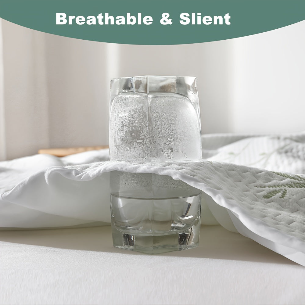 BambooCool Protège-matelas – Respirant et Rafraîchissant pour un Confort de Sommeil Amélioré