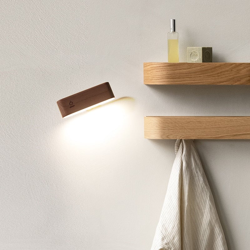 LuminoWood - Lampe magnétique rotative à 360° | 50% DE REMISE