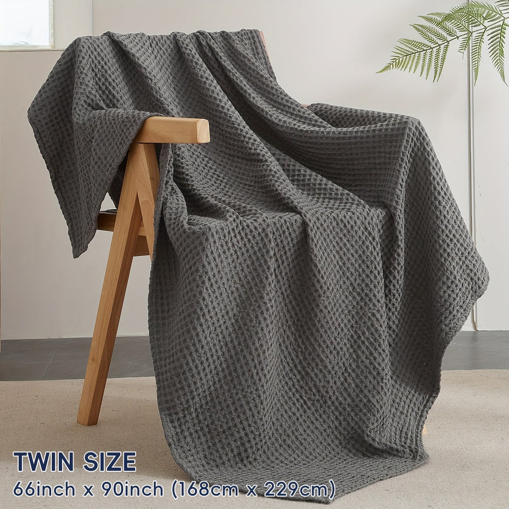 CLOUDWEAVE – Couverture légère en waffle pour un confort douillet toute l'année