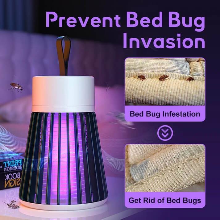 🦟Lampe piège à moustiques et mouches rechargeable par USB🚫