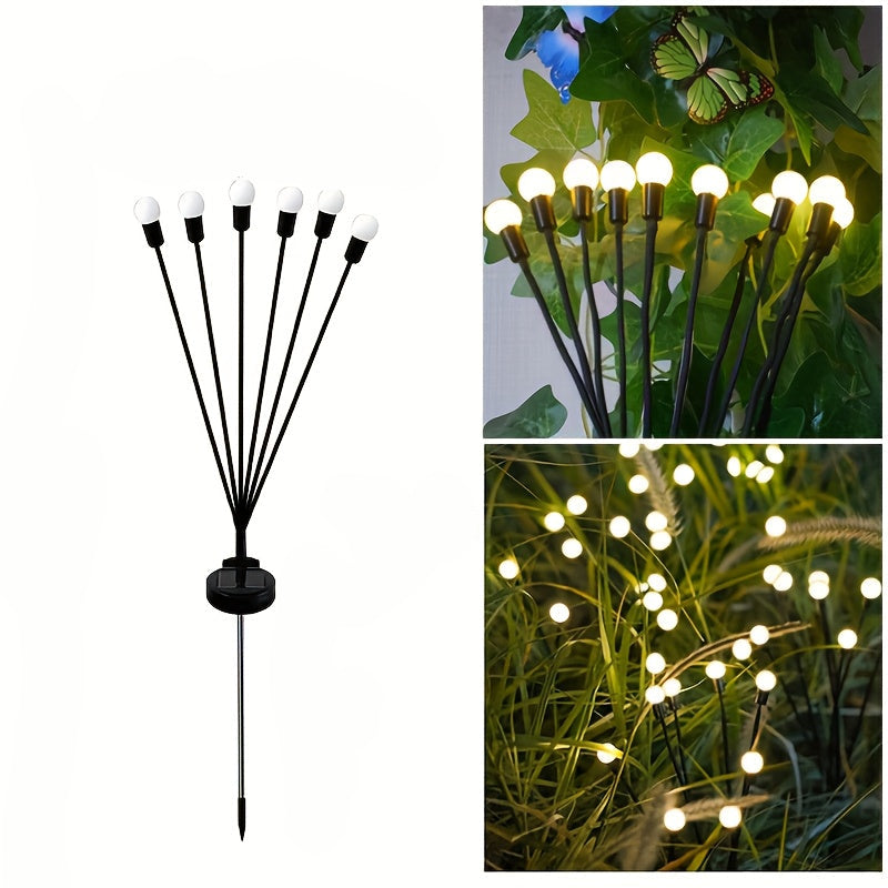 NIGHTFLARE - Lampes solaires LED Firefly de 6/8/10, décoration de festival et de jardin