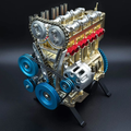 Modèle de moteur automobile | 8 cylindres | Objet de collection en résine massive | Objet d'apprentissage et de décoration