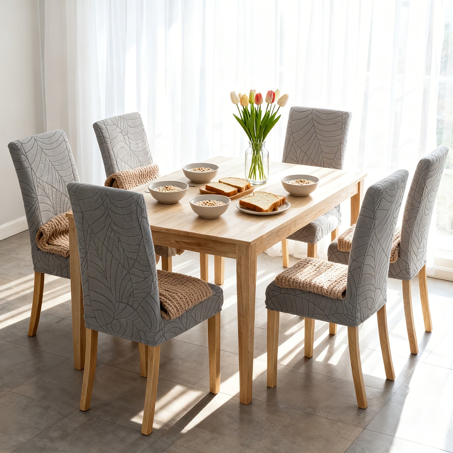 POLARFIT – Housses Élastiques Modernes pour Protection des Chaises Douces