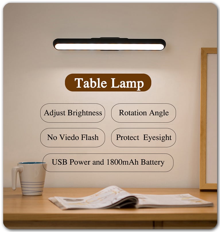 Lampe tactile rechargeable magnétiquement | 50% DE RÉDUCTION !