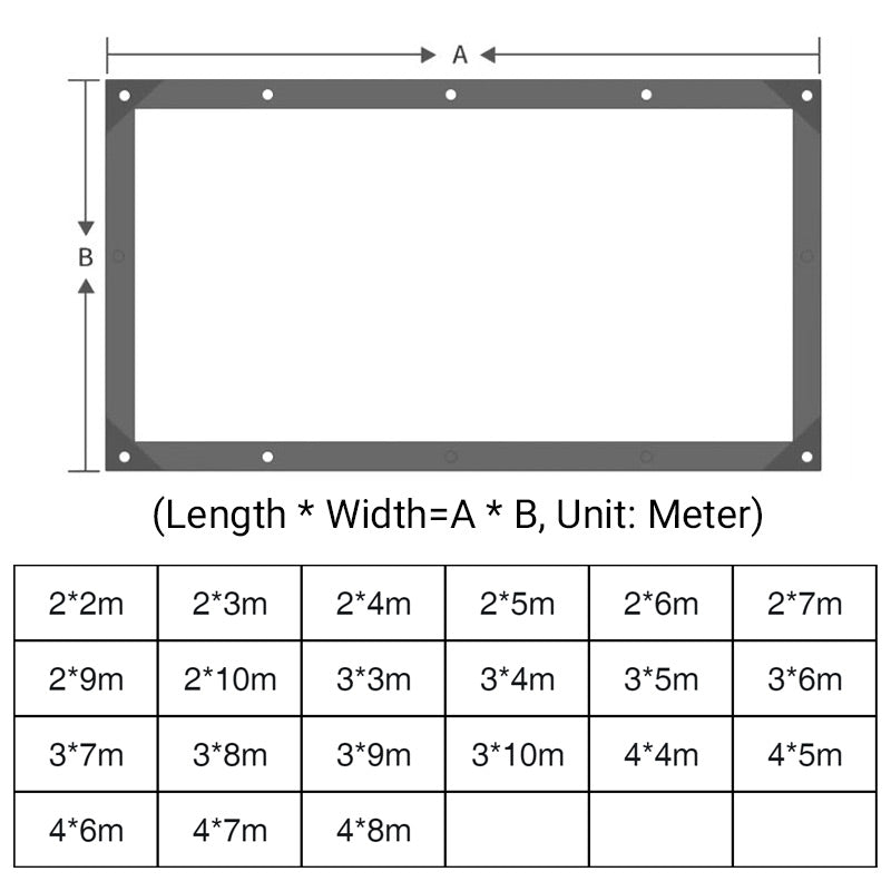 50% DE RÉDUCTION | VitraGuard™ | Tarp transparent de protection pour jardin et extérieur