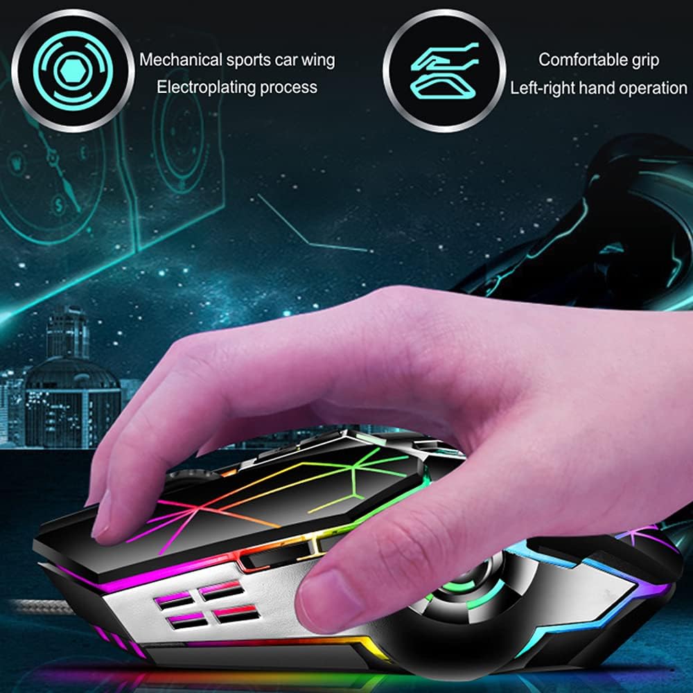 Clavier mécanique de jeu 87 touches avec rétroéclairage RGB et interrupteurs bleus