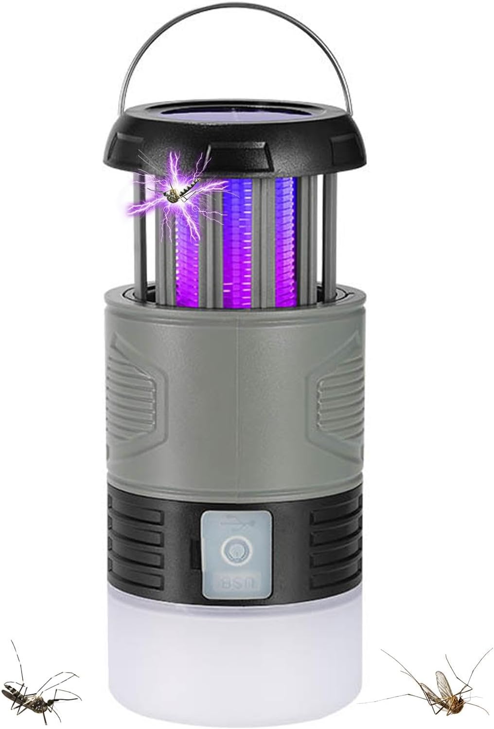 Lampe UV avec piège à mouches alimentée par énergie solaire – Zynora