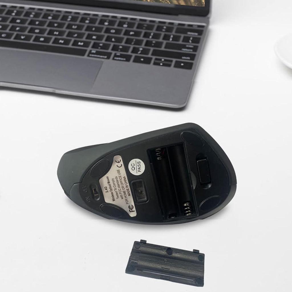 Souris verticale ergonomique sans fil avec possibilité de chargement – Elvion