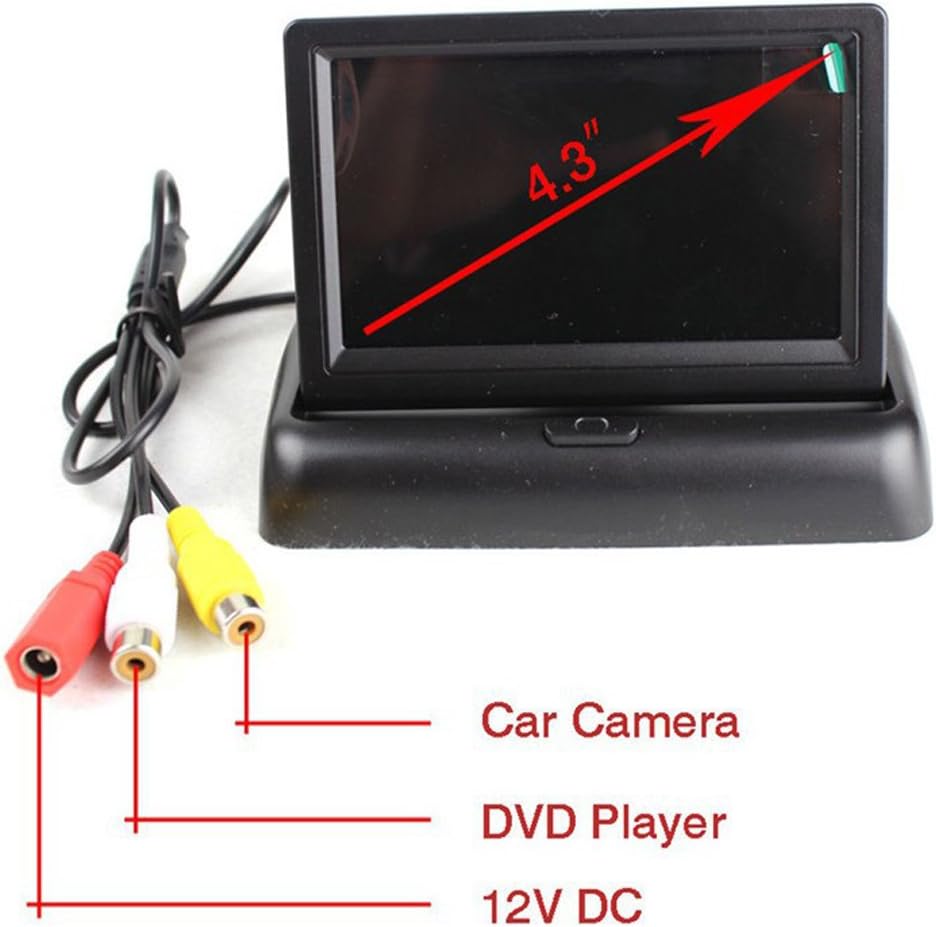 Caméra de recul sans fil avec écran LCD 4,3" (10,9 cm) – ParkSafe