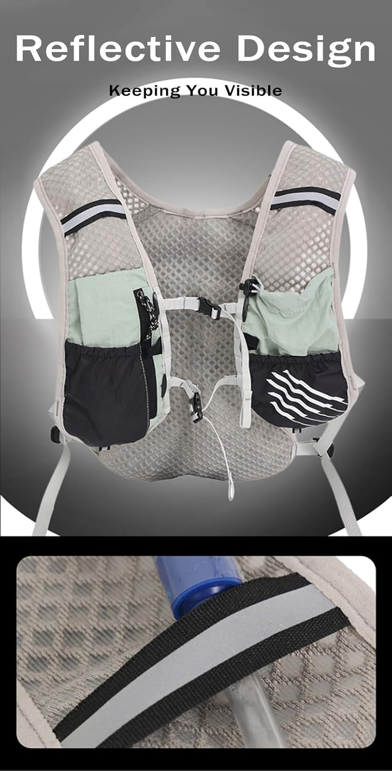 Gilet de Course Ultra-Léger avec Réservoir d'Eau de 2L – Dravien