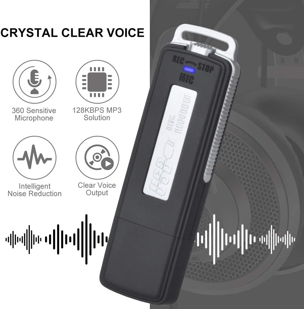 Enregistreur vocal USB pour interviews et conférences | Réduction du bruit | RecordMate