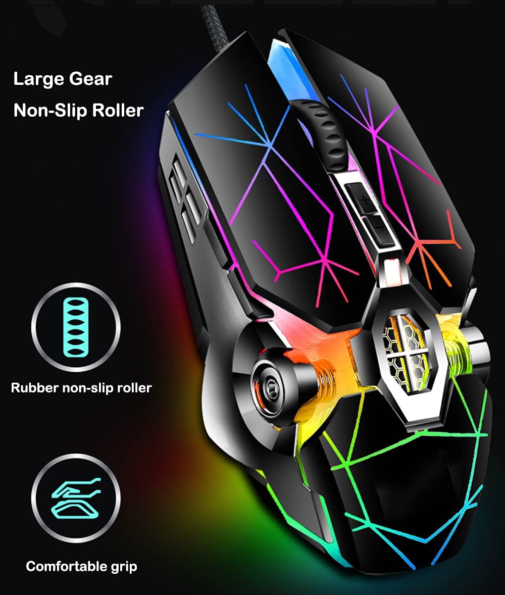 Clavier mécanique de jeu 87 touches avec rétroéclairage RGB et interrupteurs bleus