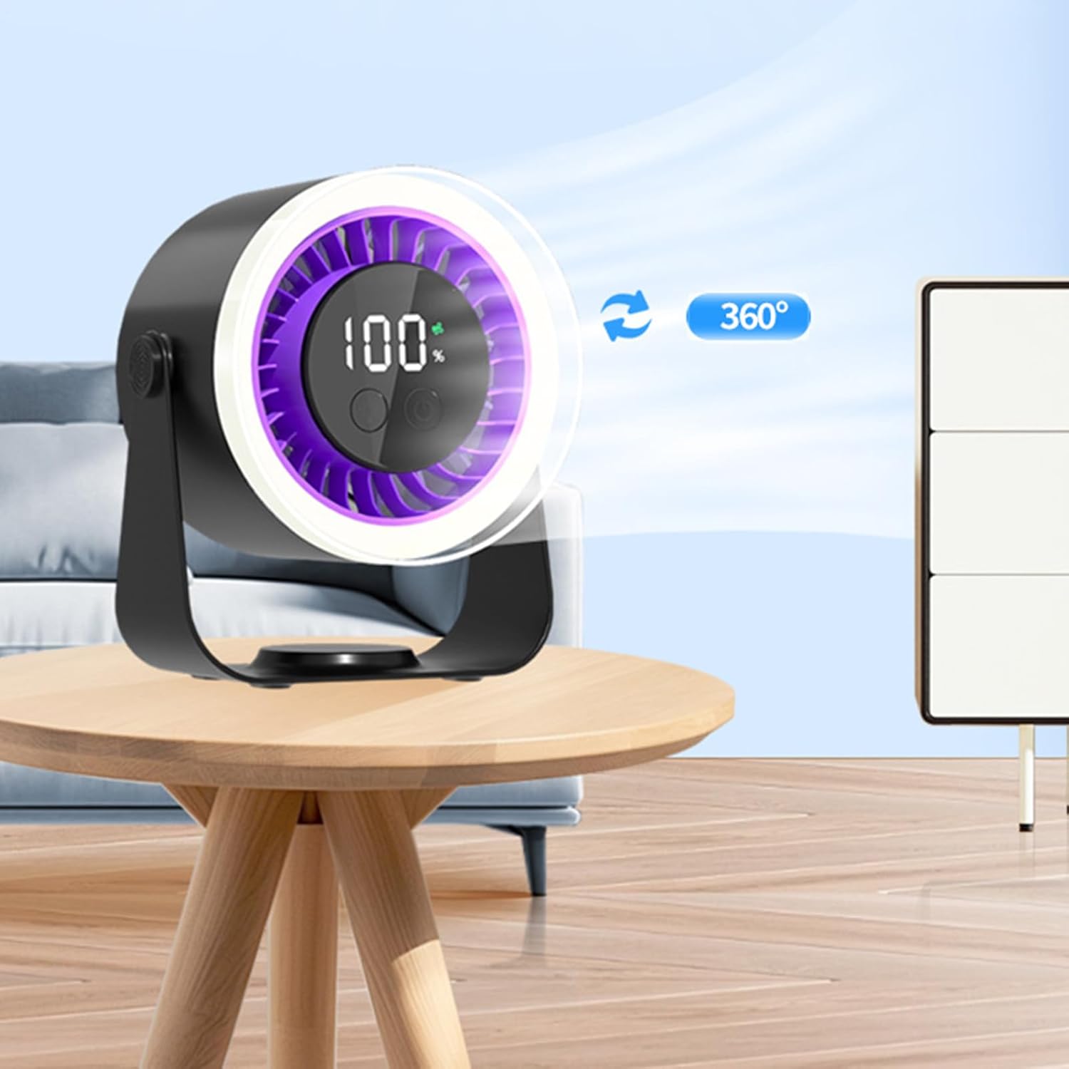Ventilateur de bureau silencieux – Auralis