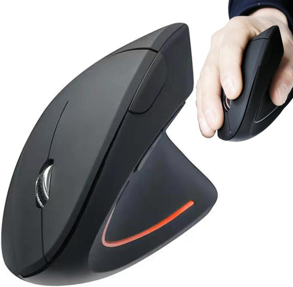 Souris verticale ergonomique sans fil avec possibilité de chargement – Elvion