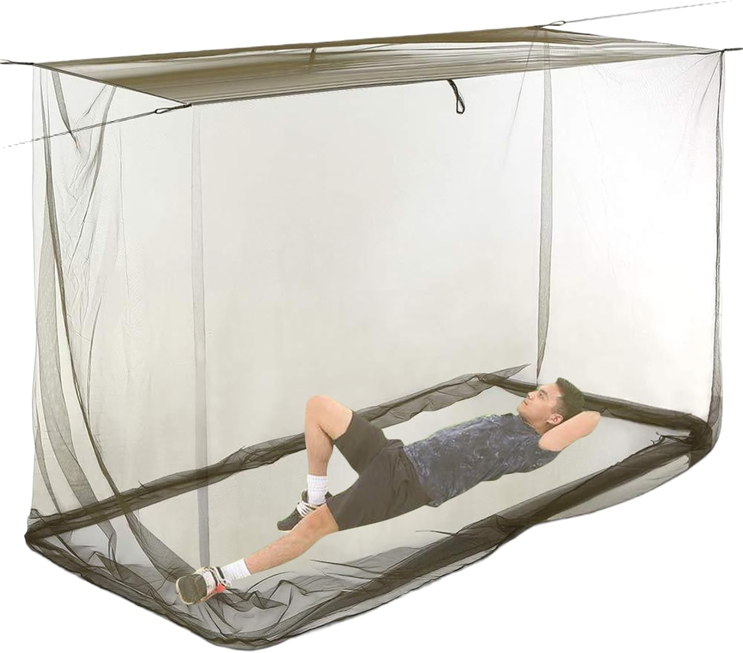 Toit rectangulaire extérieur avec filet anti-insectes – Ventora