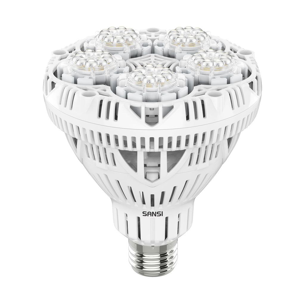 Skanto | Sansi 24W Ampoule de Croissance LED, Spectre Complet, Haute Ppfd, Parfait Pour Plantes et Fleurs d'Intérieur