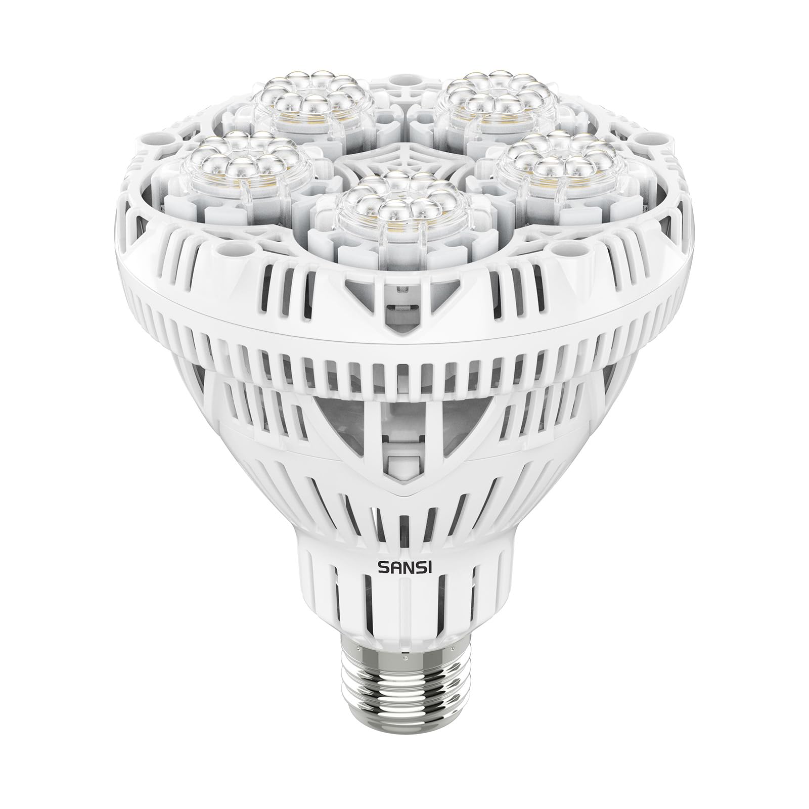 Skanto | Sansi 24W Ampoule de Croissance LED, Spectre Complet, Haute Ppfd, Parfait Pour Plantes et Fleurs d'Intérieur