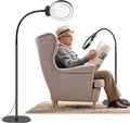 Skanto | Loupe à plein cadre avec lumière LED – Aide à la lecture mains libres pour livres, artisanat et loisirs