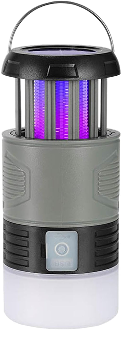 Lampe UV avec piège à mouches alimentée par énergie solaire – Zynora