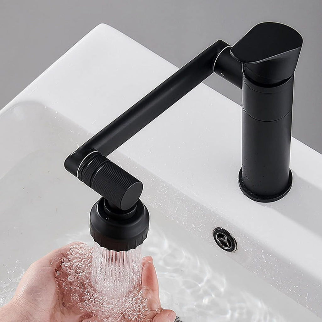 Robinet en acier inoxydable pivotant à 360°