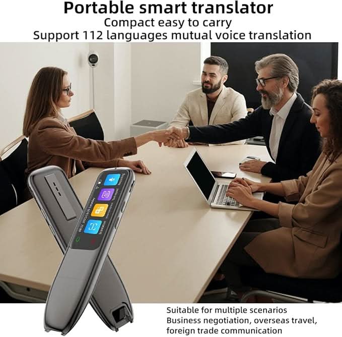 Stylo Traducteur Multifonction – Lecture et Traduction de 112 Langues en Temps Réel