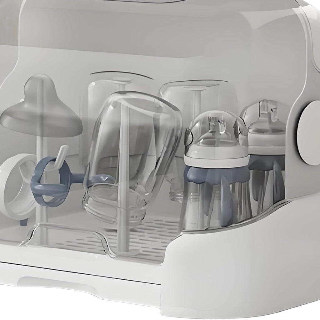 Sèche-biberons pour enfants et boîte de rangement avec couvercle – Orvian