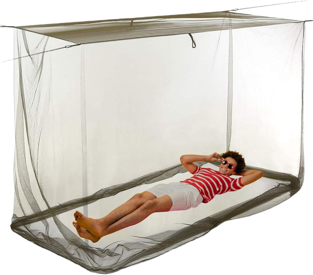 Toit rectangulaire extérieur avec filet anti-insectes – Ventora