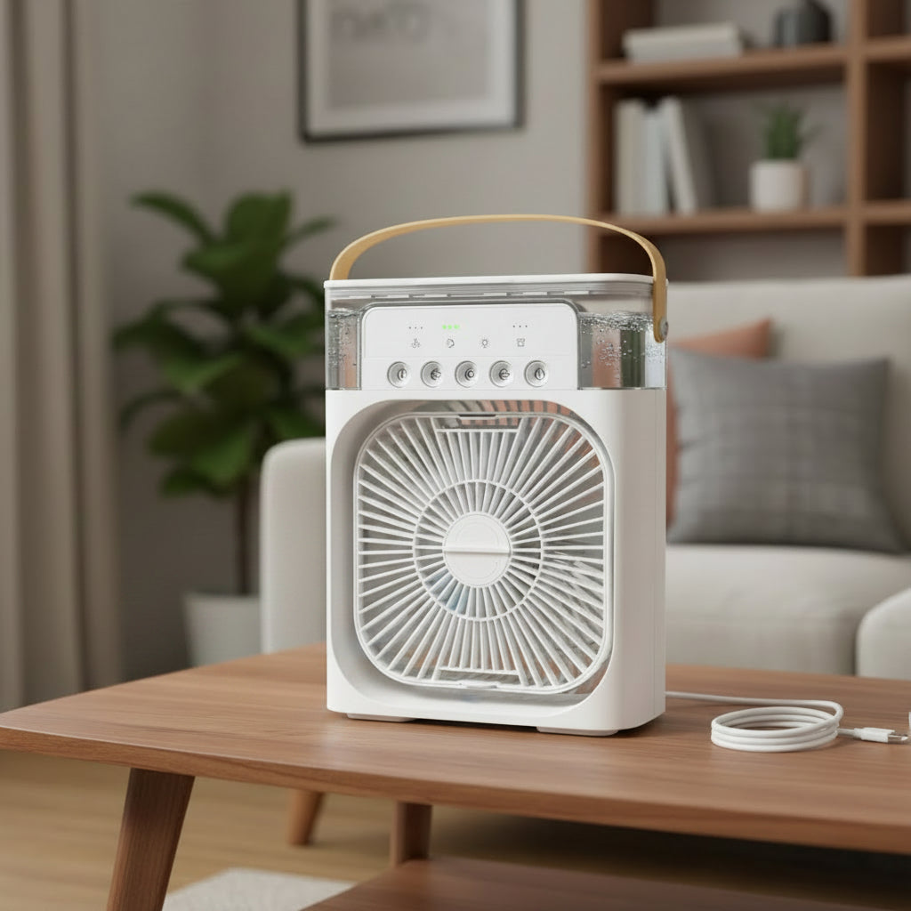 COOLMIST – Refroidisseur d'air portable pour la maison, le bureau et les voyages