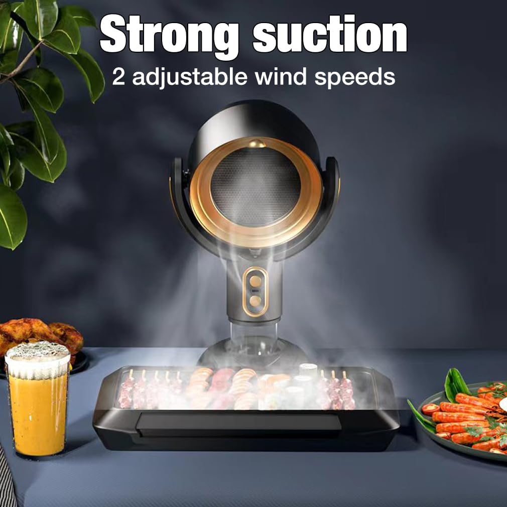AetherVent™ | Hotte portable | Hotte de cuisine puissante et rechargeable | Idéale pour chaque espace et besoin de cuisson