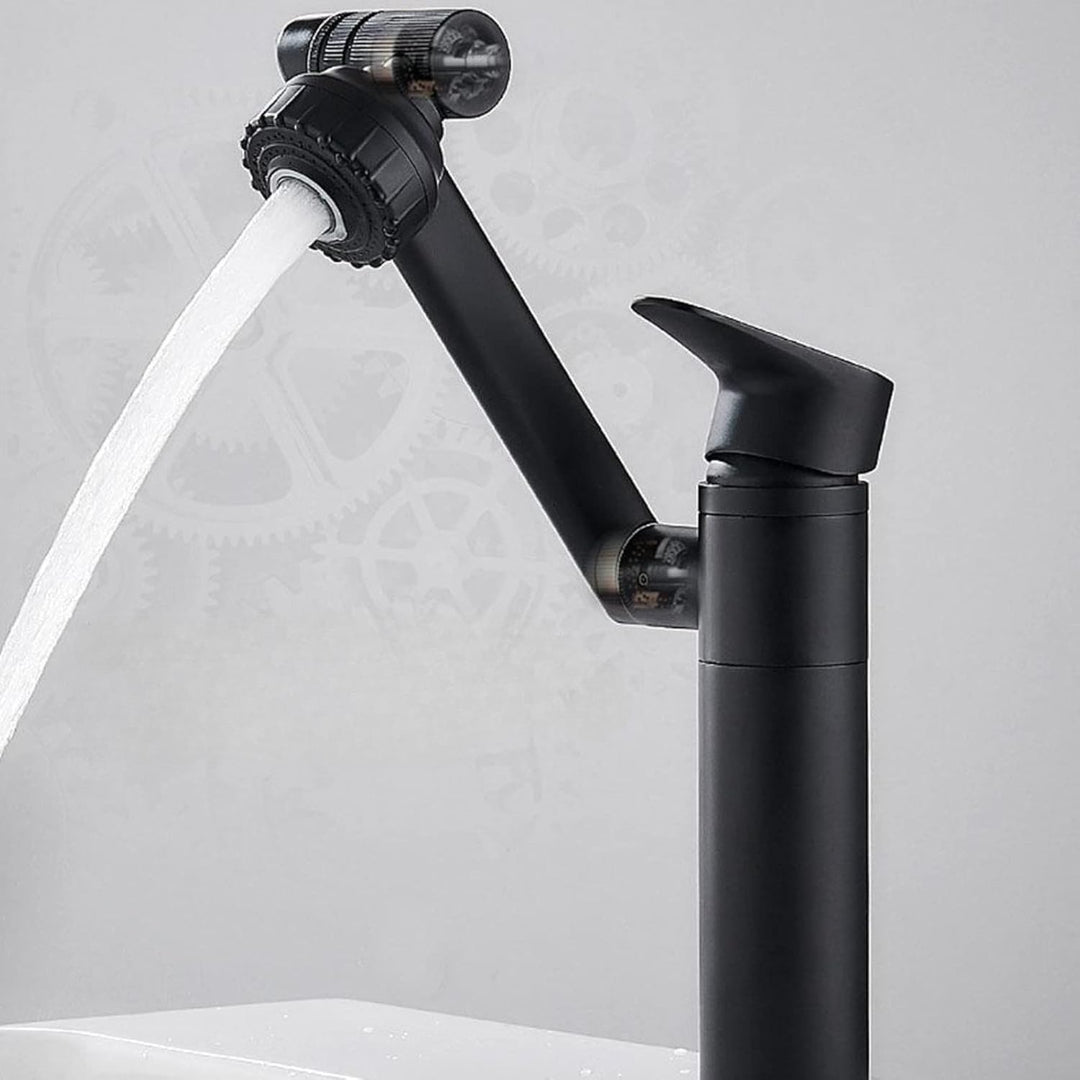 Robinet en acier inoxydable pivotant à 360°