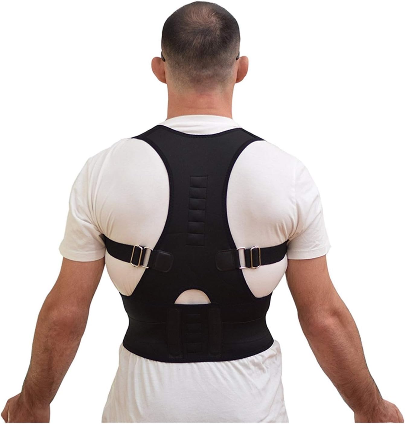 Support dorsal magnétique | Correction de posture | Réglable | HaltePro