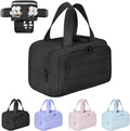 Trousse de maquillage de voyage – Grand sac imperméable pour cosmétiques et organisateur de maquillage (4-en-1) – Selvane