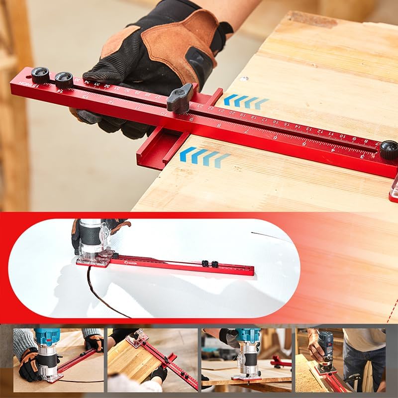 WoodMate™ | Guide de fraisage 3-en-1 pour un travail du bois précis
