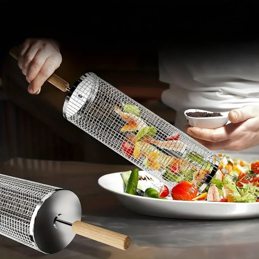 FOUR À FEU – Ensemble de Gril Portable Résistant à la Chaleur