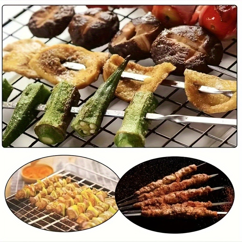 SKEWERTUBE – Ensemble de brochettes en acier inoxydable avec tube de rangement