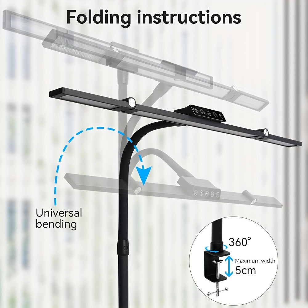 VIVILITE - Lampe de travail ultra lumineuse de 18W avec col de cygne et éclairage à large portée