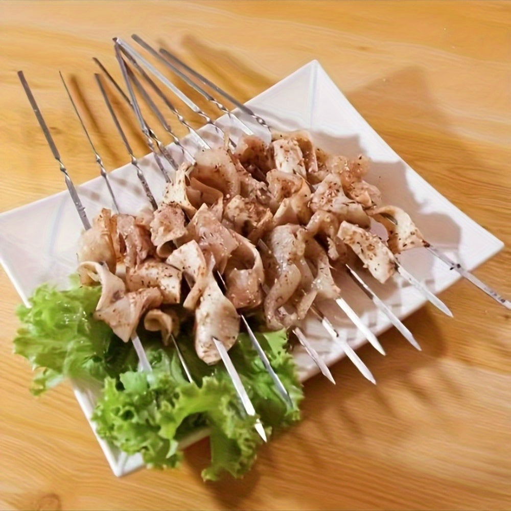SKEWERTUBE – Ensemble de brochettes en acier inoxydable avec tube de rangement