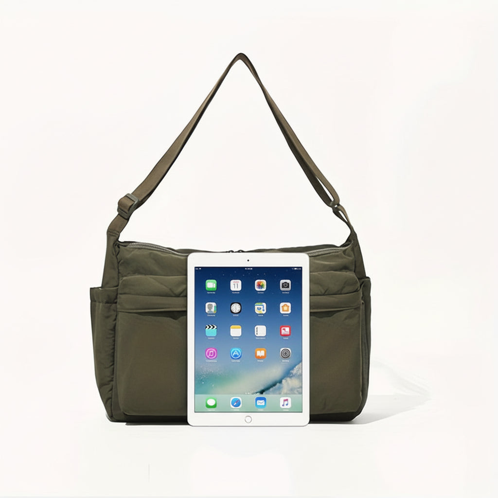 EASYCARRY - Grand Sac à Bandoulière Unique pour les Essentiels de Sport et de Travail