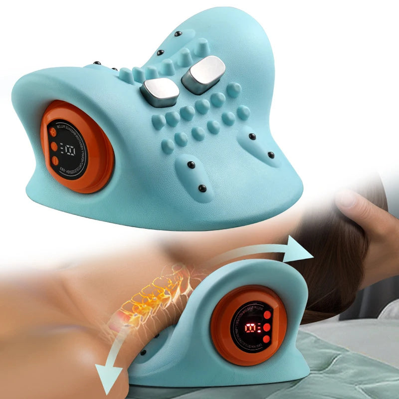 Appareil de massage cervical EMS pour soulagement de la douleur et relaxation - RelaxNeck Pro