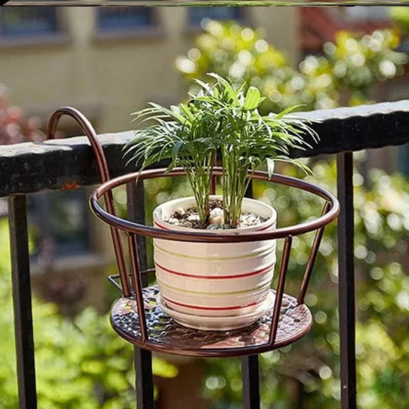 Support suspendu pour pots de fleurs