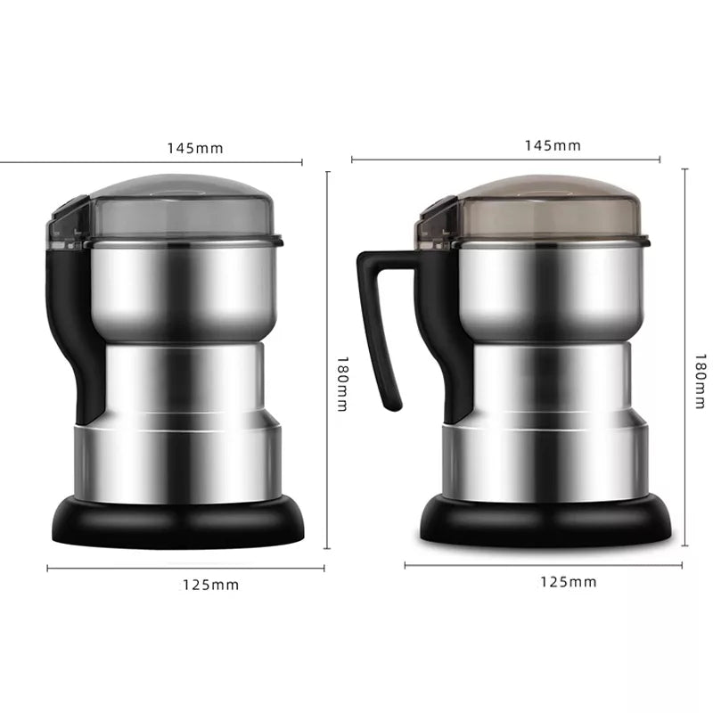 Moulin à café électrique en acier inoxydable 400W