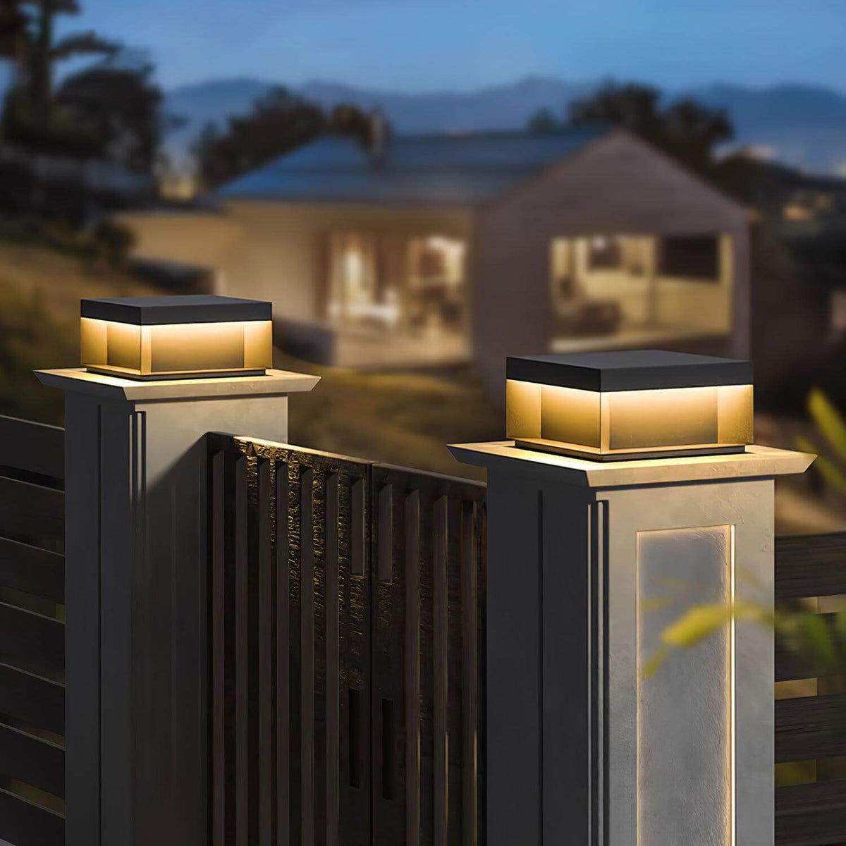 Lumière de Poste Solaire d'Extérieur - Étanche IP65