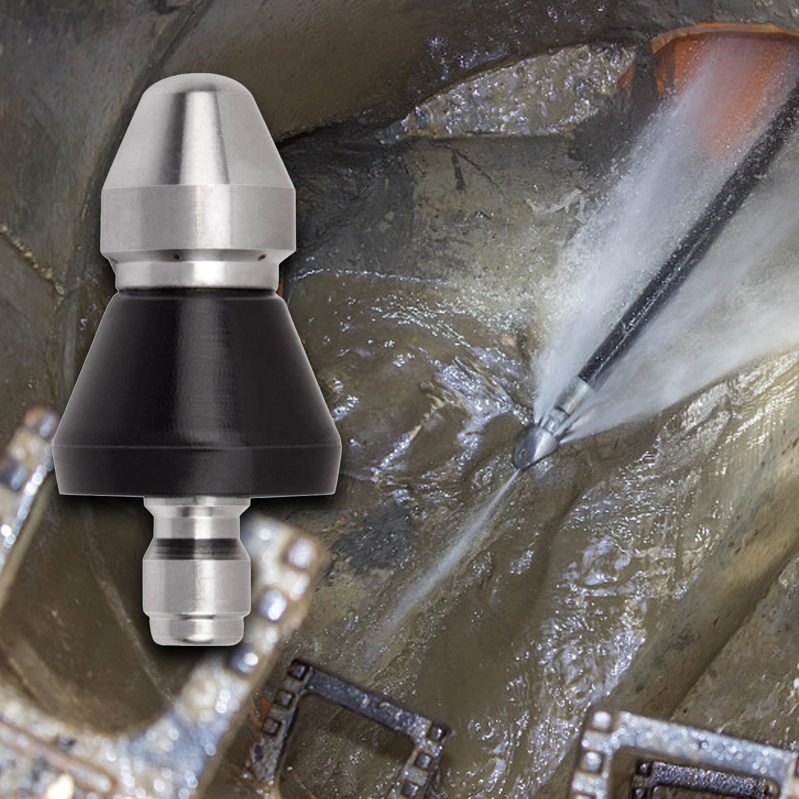 Skanto | Buse de Nettoyage à Haute Pression pour Évacuation – Spray en Acier Inoxydable pour le Nettoyage Rapide des Canalisations