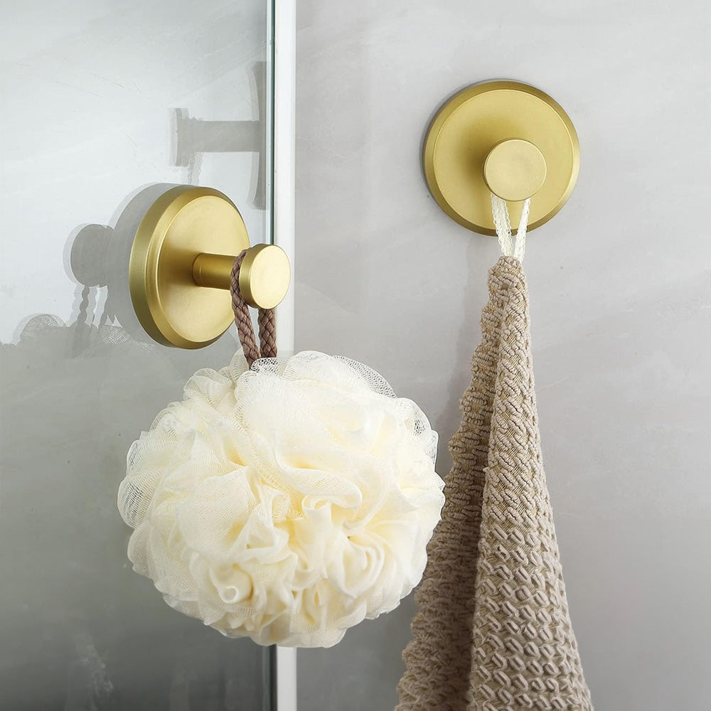 Crochets à ventouse – BathroomBuddy – Maintien sûr – Installation facile (2 pièces)